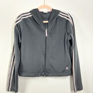 Adidas Women's Essentials 3-Stripes Cropped Jacket size M